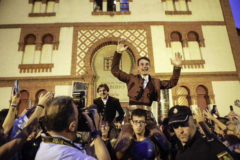 Corrida de rejones en la Feria Taurina de Begoña de 2018.