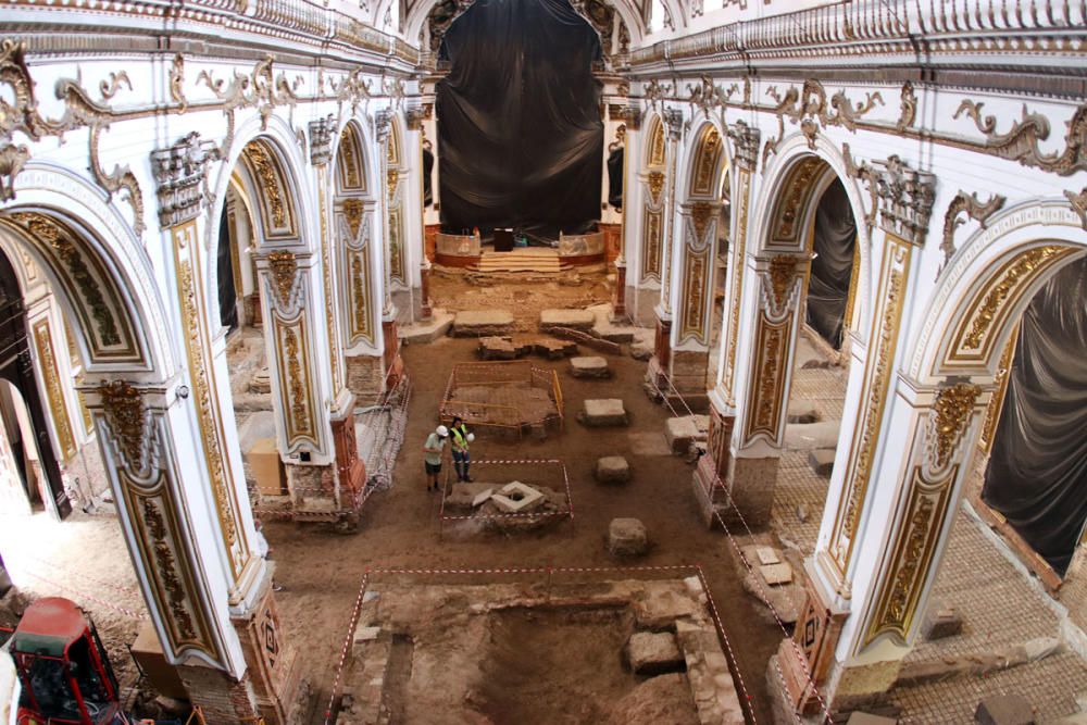 Obras de restauración en la Iglesia de los Santos Mártires