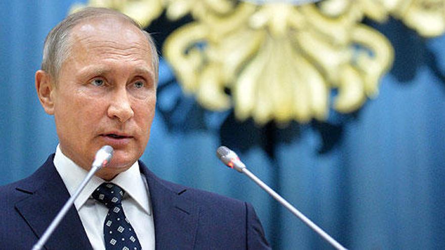 Vladímir Putin, el pasado miércoles en Moscú.