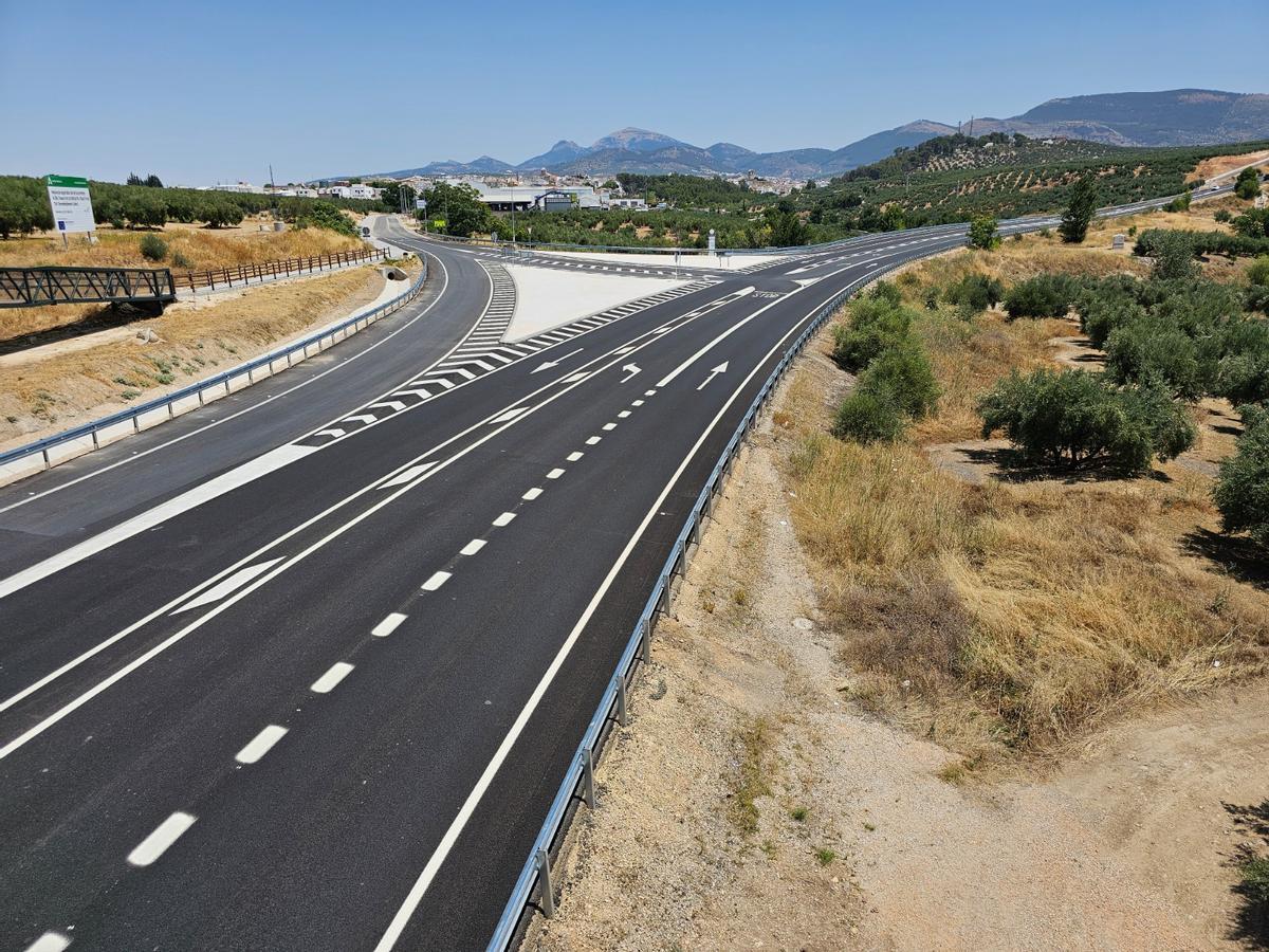 Carretera A-306, en Torredonjimeno.