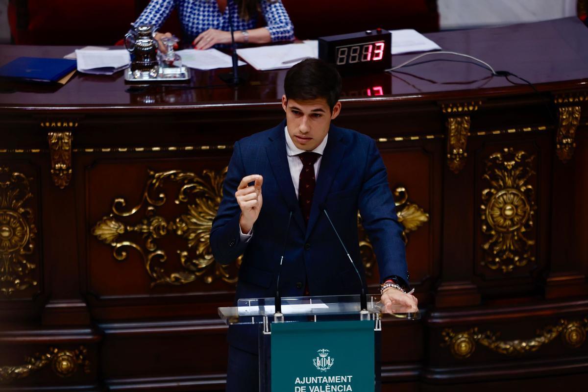 Borja Sanjuán habló en valenciano y se definió como no nacionalista y castellano parlante