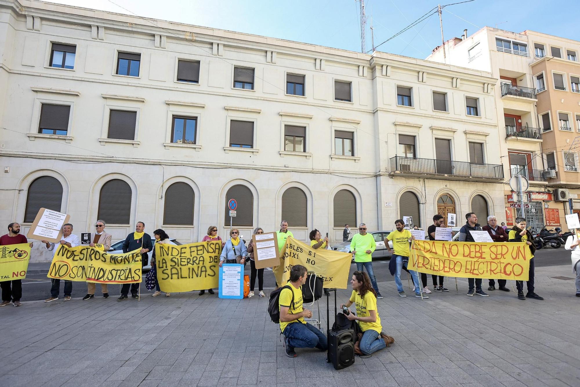 Manifestación contra las plantas solares en la provincia