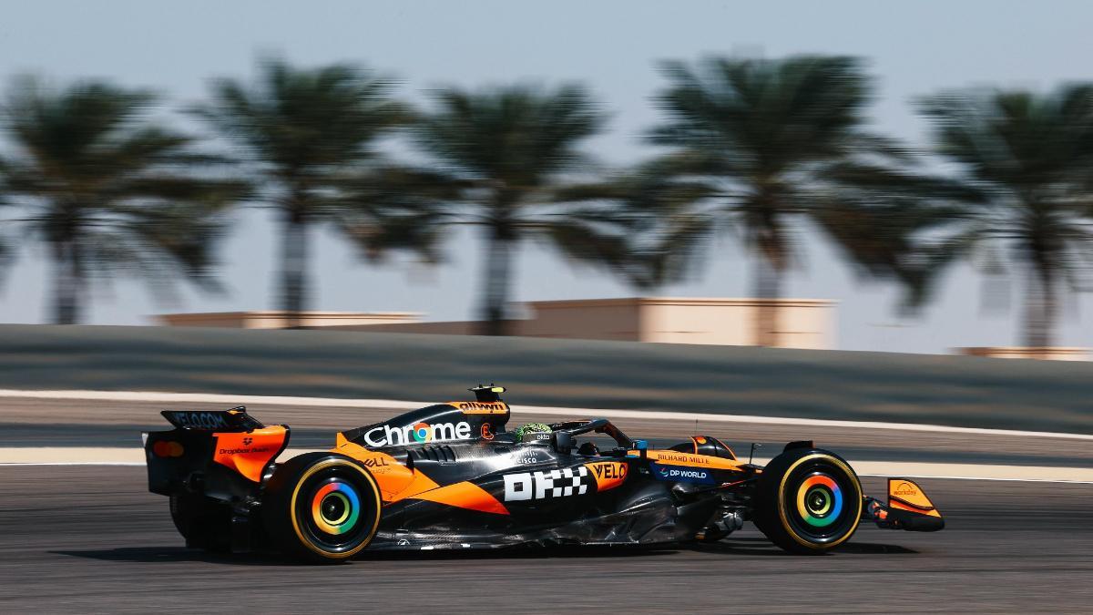 Lando Norris, al frente en Bahrein