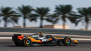 Lando Norris, al frente en Bahrein