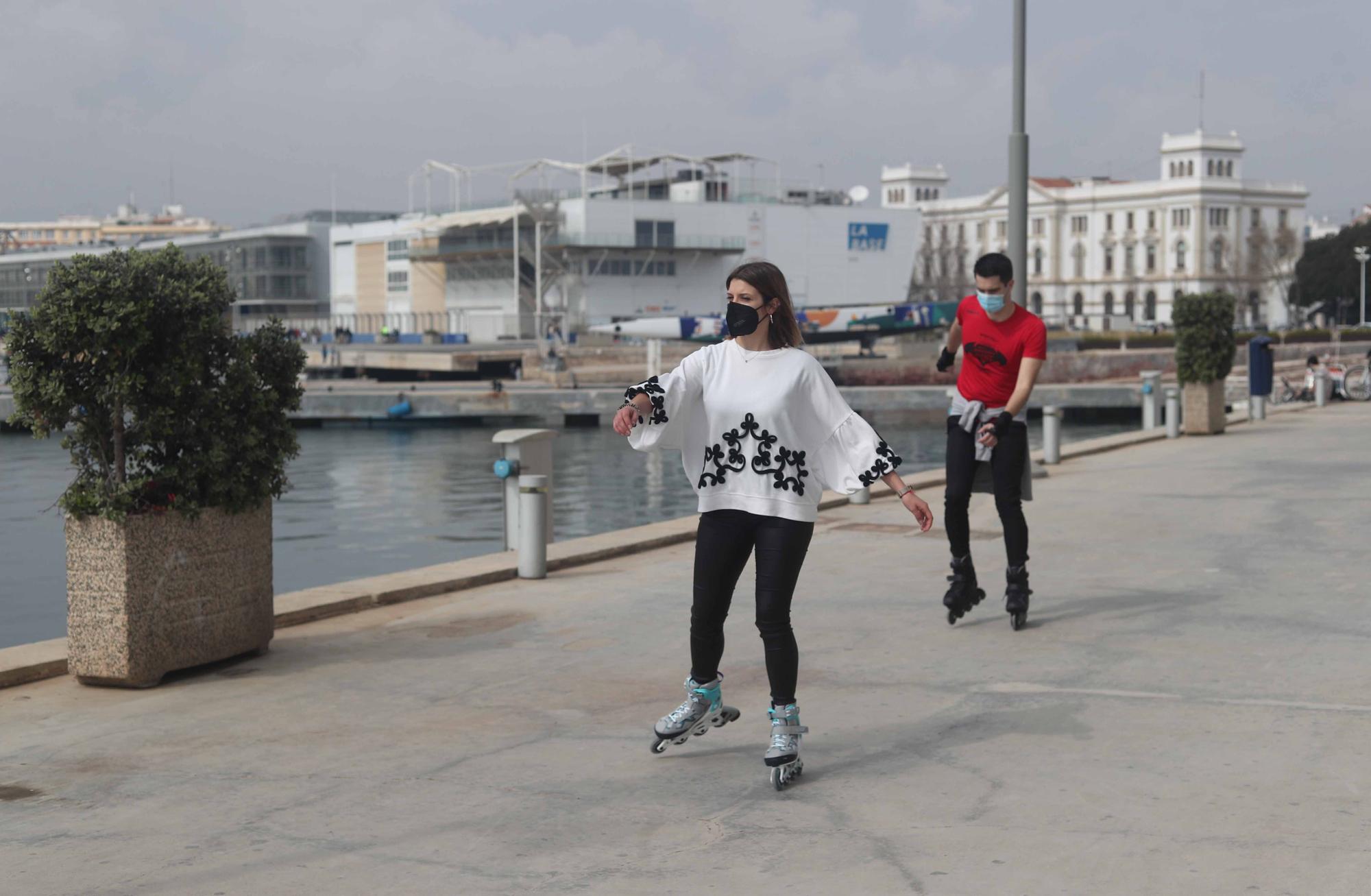 Gran ambiente en la Marina en el primer fin de semana sin cierre perimetral