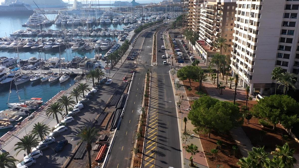 Nuevos viales del Passeig Marítim.