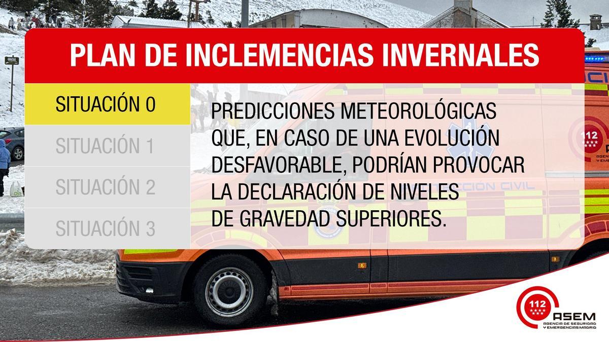 Este es el Plan de Inclemencias invernales
