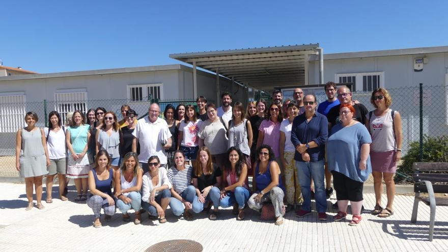 Fonalleras es va reunir amb els docents per avaluar el canvi de sistema.