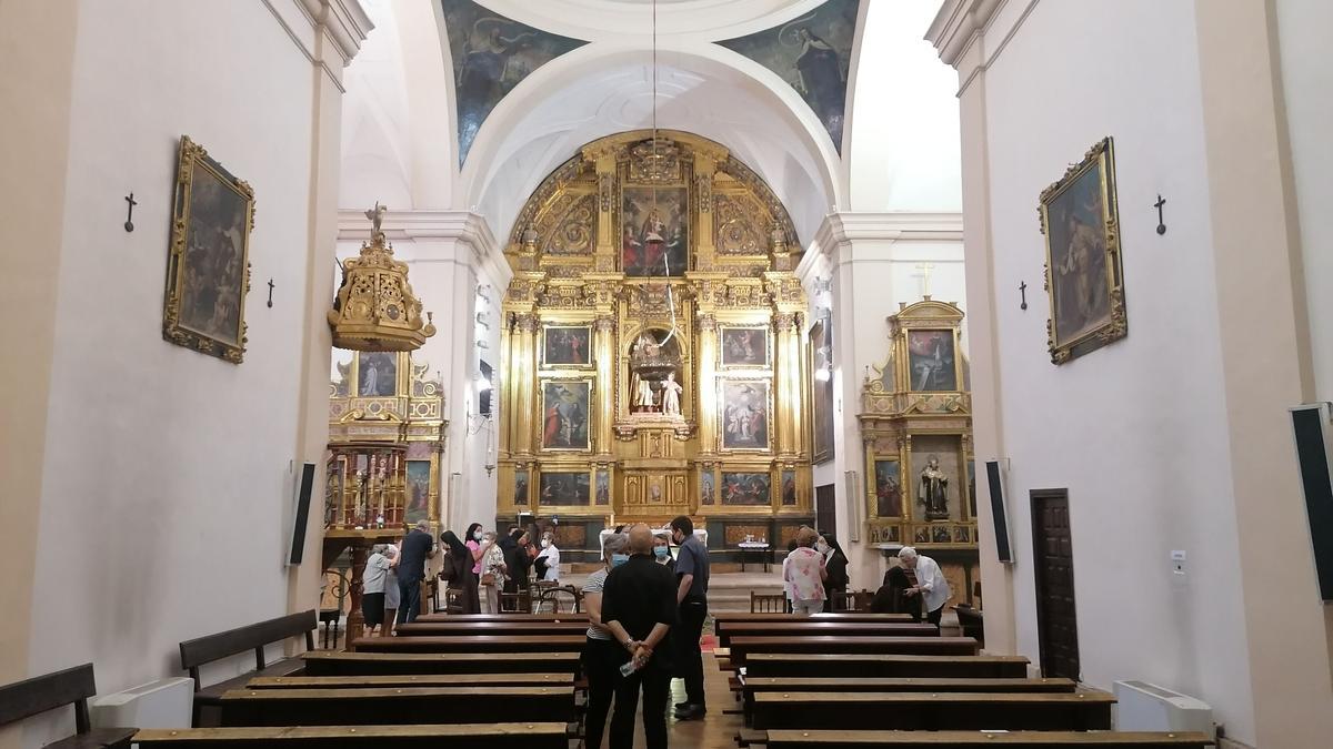 Iglesia del convento de San José en la que se celebrarán los actos religiosos y culturales