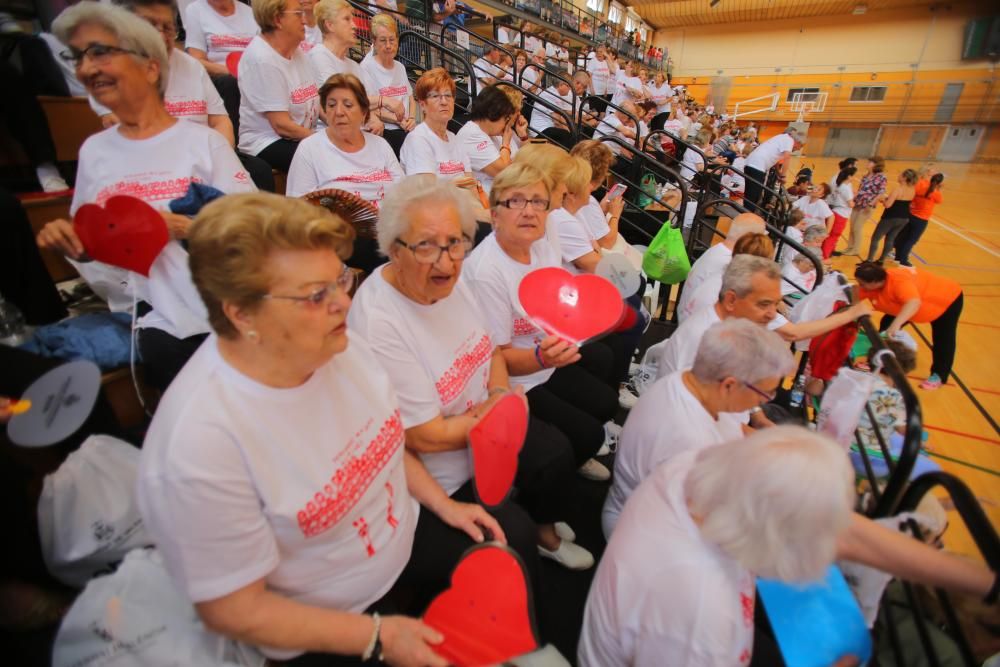 Jornada deportiva de los mayores en el Cabanyal