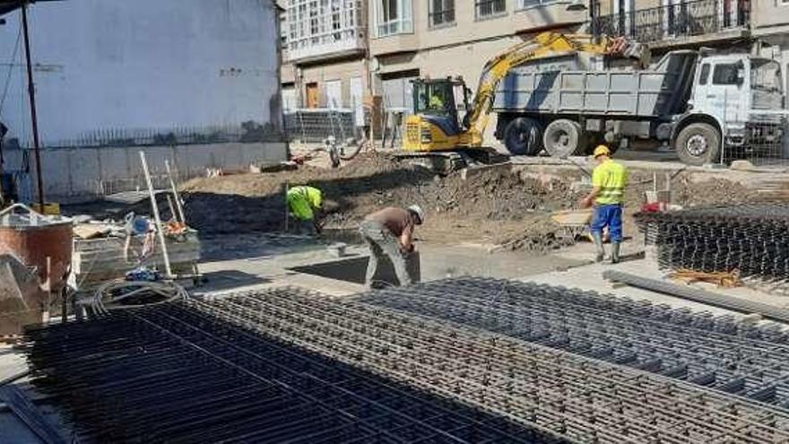 Las obras del centro de salud de Bouzas. // FdV