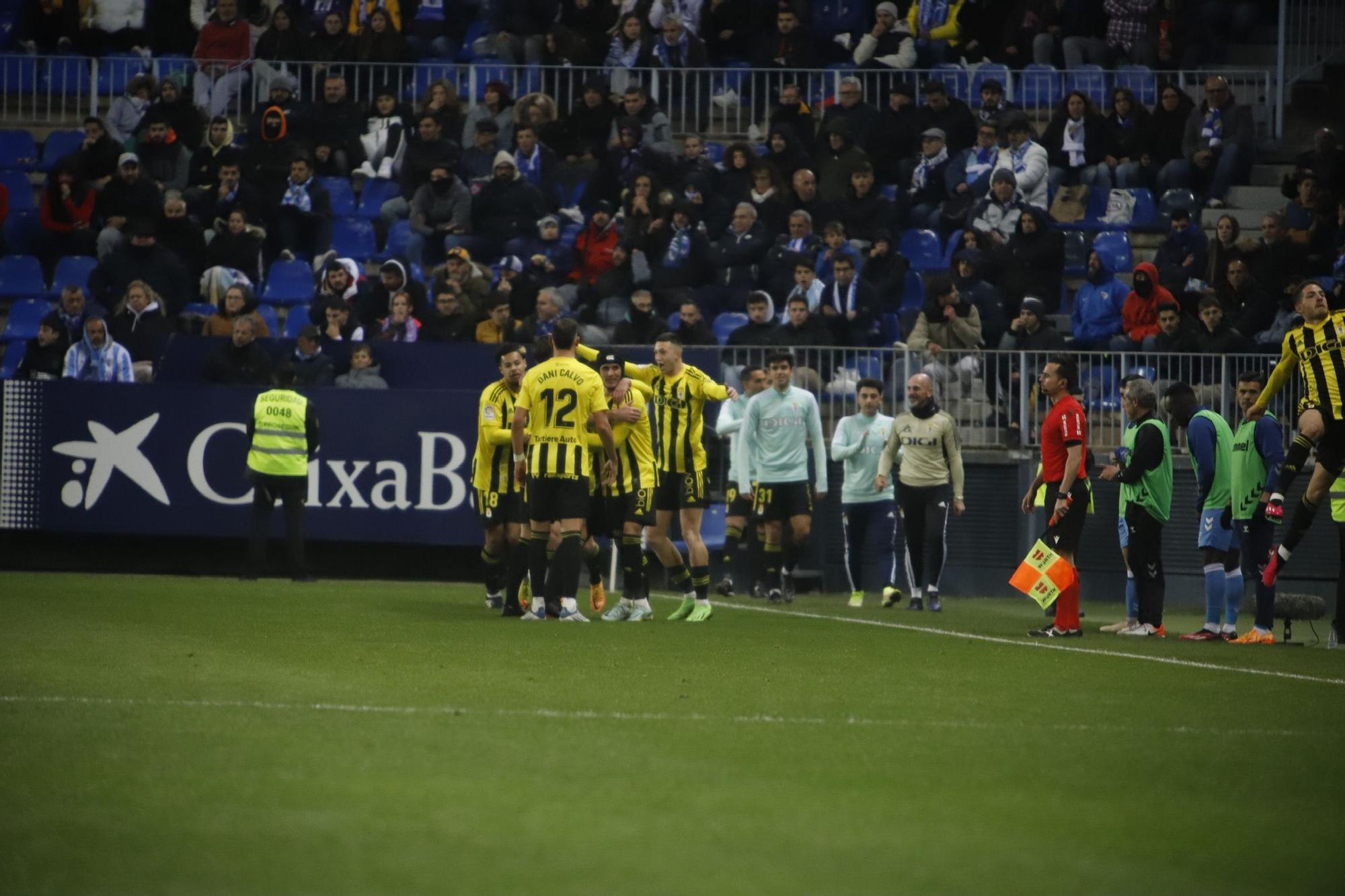 El Málaga CF - Real Oviedo, en imágenes