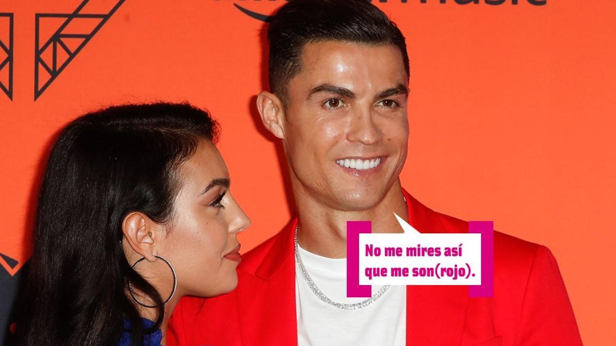 Cristiano y Georgina en la alfombra roja de los MTV EMA 2019.