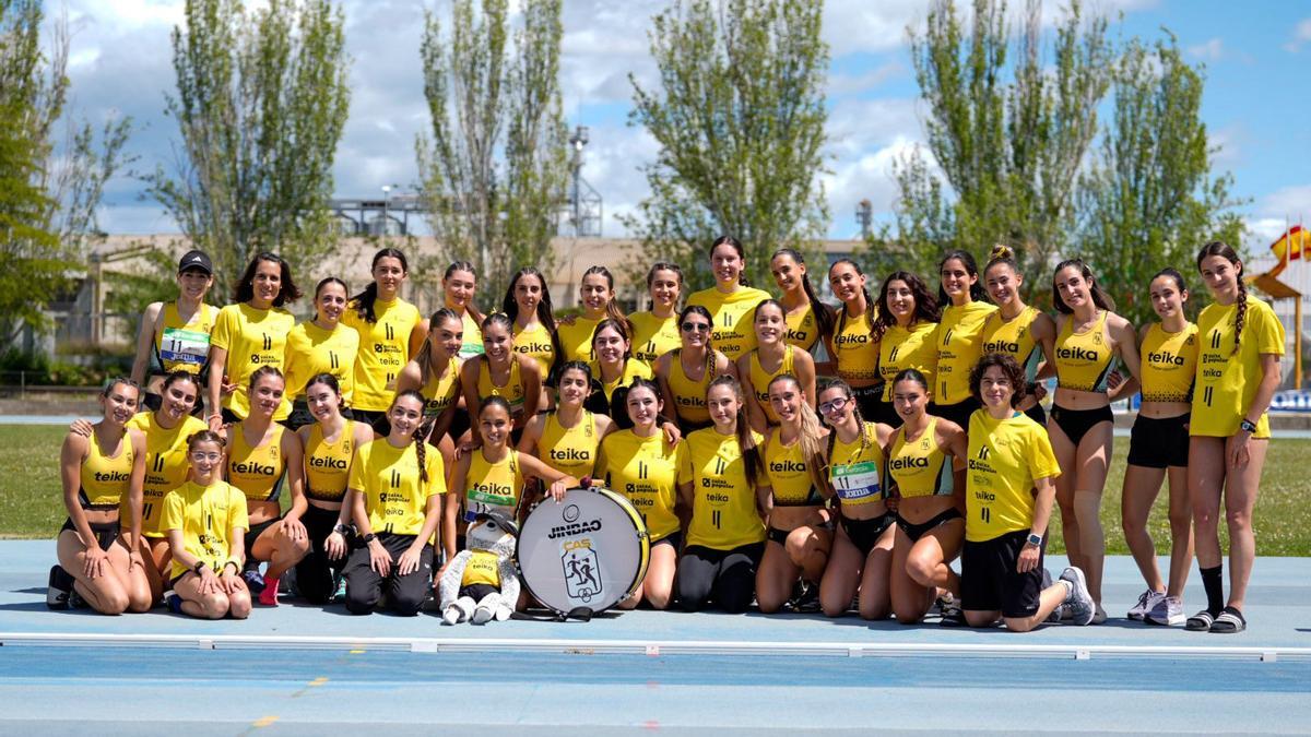 Las chicas del CA Safor Teika compitieron en Huesca