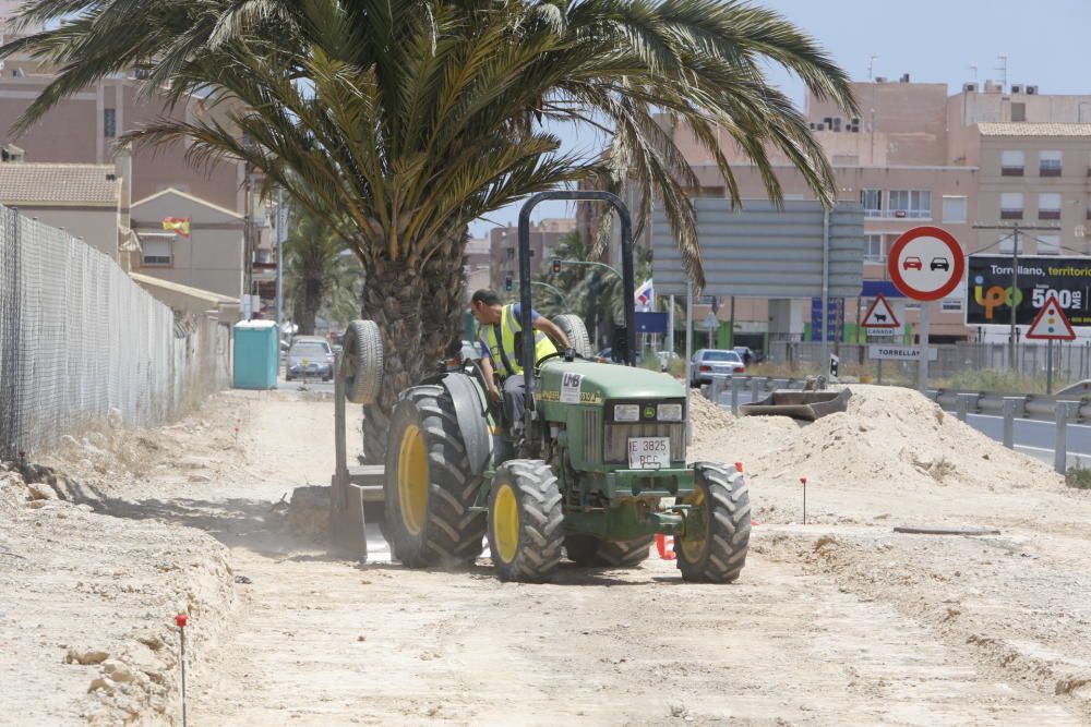 Las obras del carril bici al Parque Empresarial, e