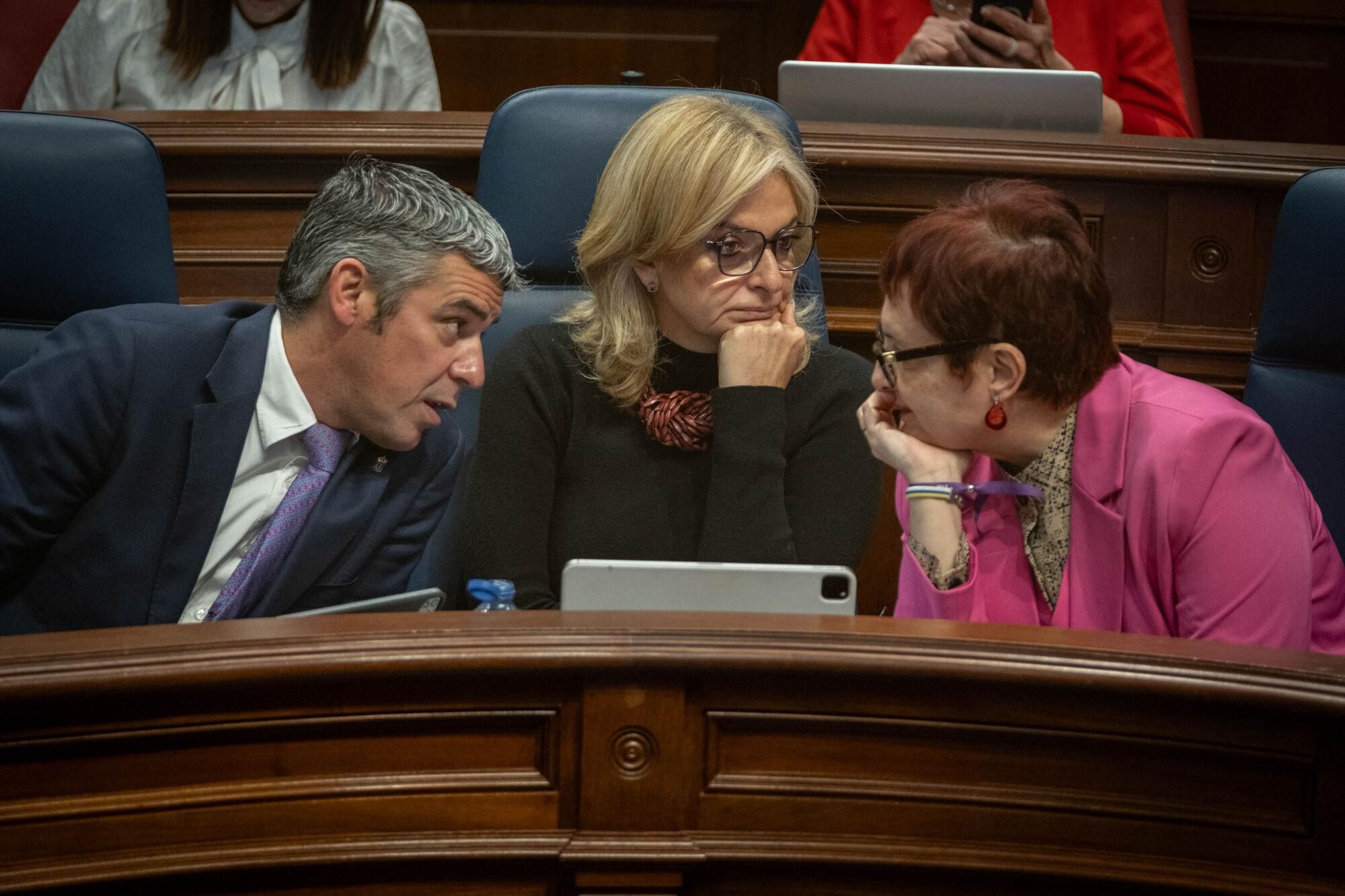 Pleno del Parlamento de Canarias.