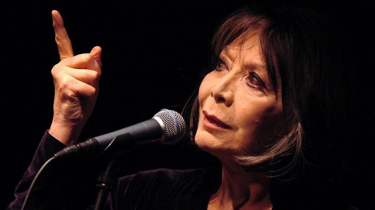 Juliette Greco, en una actuación en el festival de Montreaux en el 2005.