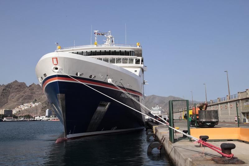 Cruceros en el puerto de la capital tinerfeña