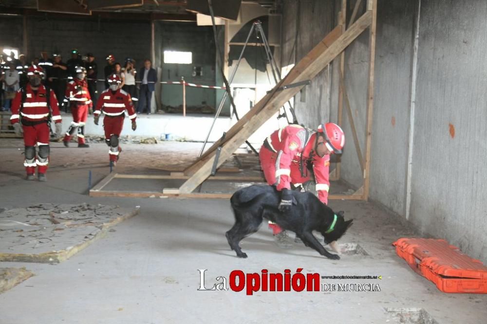 Simulacro en Lorca por inundaciones, terremoto y f