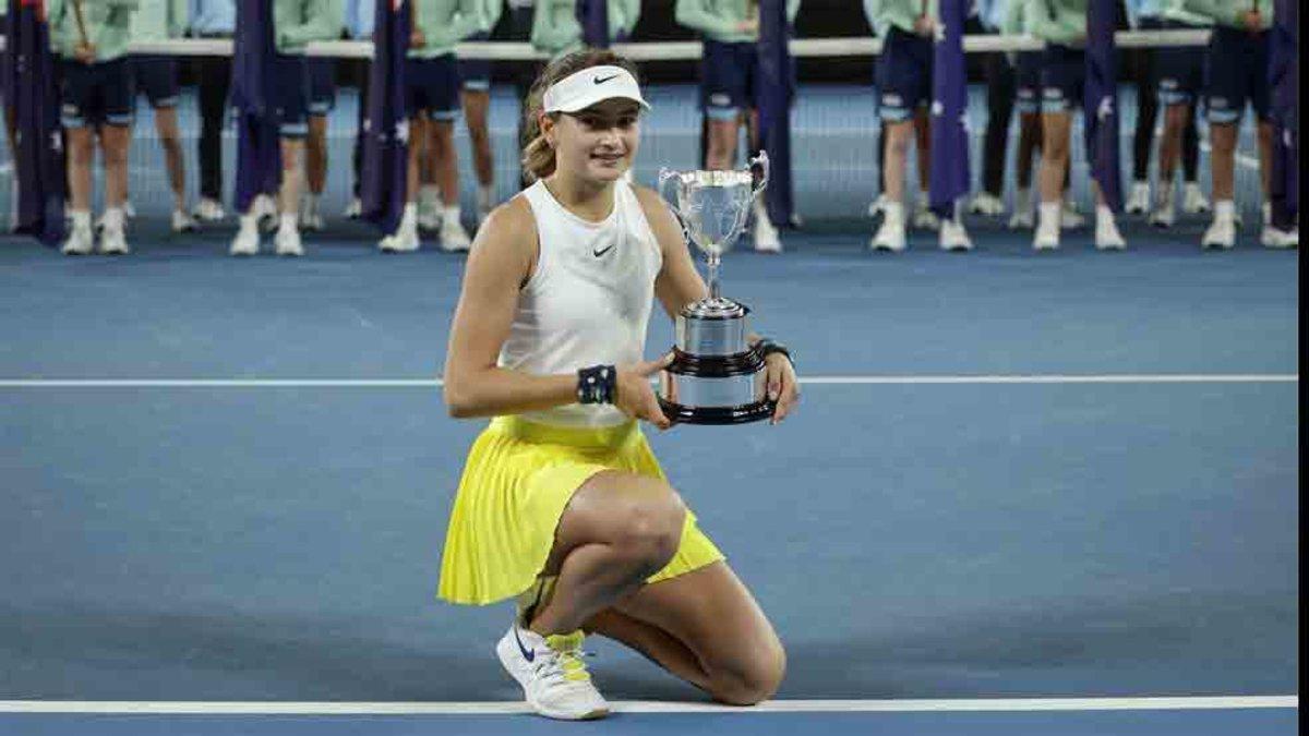 Victoria Jiménez se proclamó campeona del Open de Australia junior de tenis