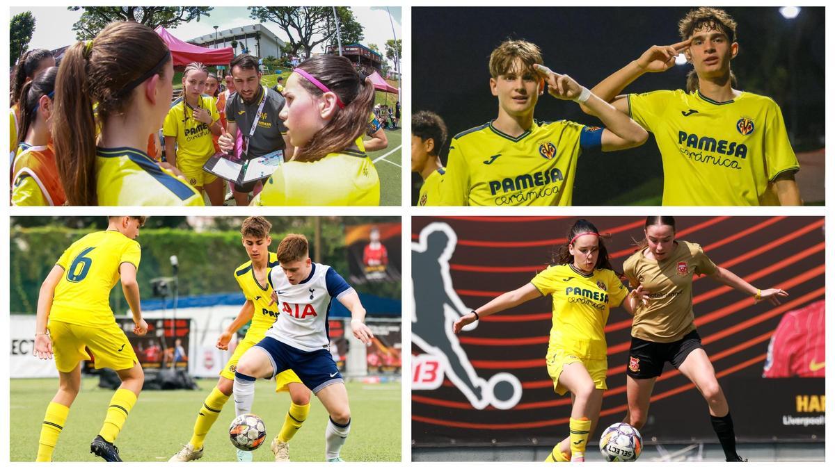 La Cantera Grogueta del Villarreal vivió una experiencia inolvidable en Singapur.