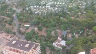 Los avisos por lluvias se alargan hasta la noche ante un temporal que sigue cogiendo fuerza tras inundar municipios del Baix Ebre y Montsià