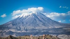 La pareja en el Mont Ararat