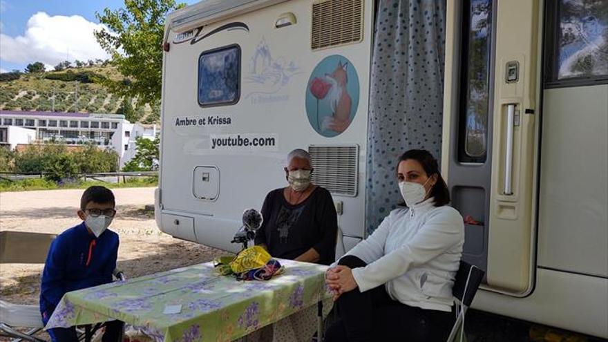 Coronavirus en Córdoba: confinada en su caravana en Doña Mencía