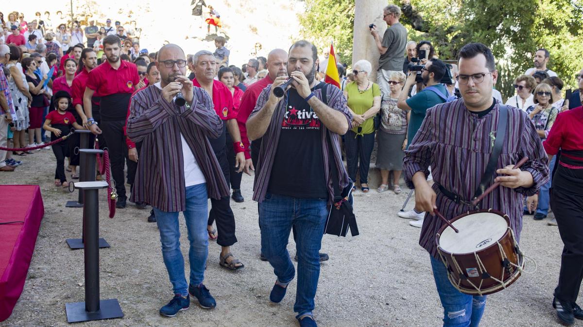 Celebración del 9 d'Octubre en Xàtiva, en una edición pasada, en una imagen de archivo.