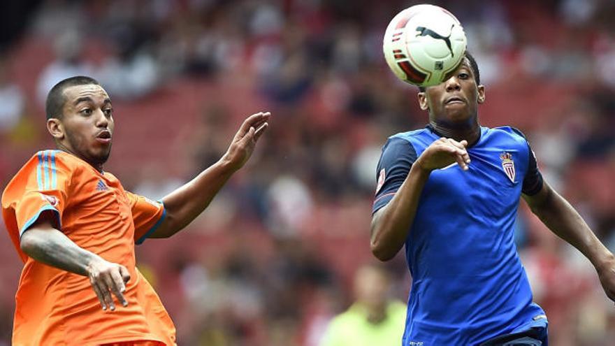 El ariete junto a Vezo en la pasada Emirates Cup