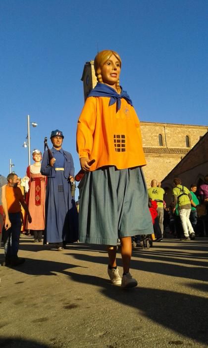 Trobada gegantera a Callús