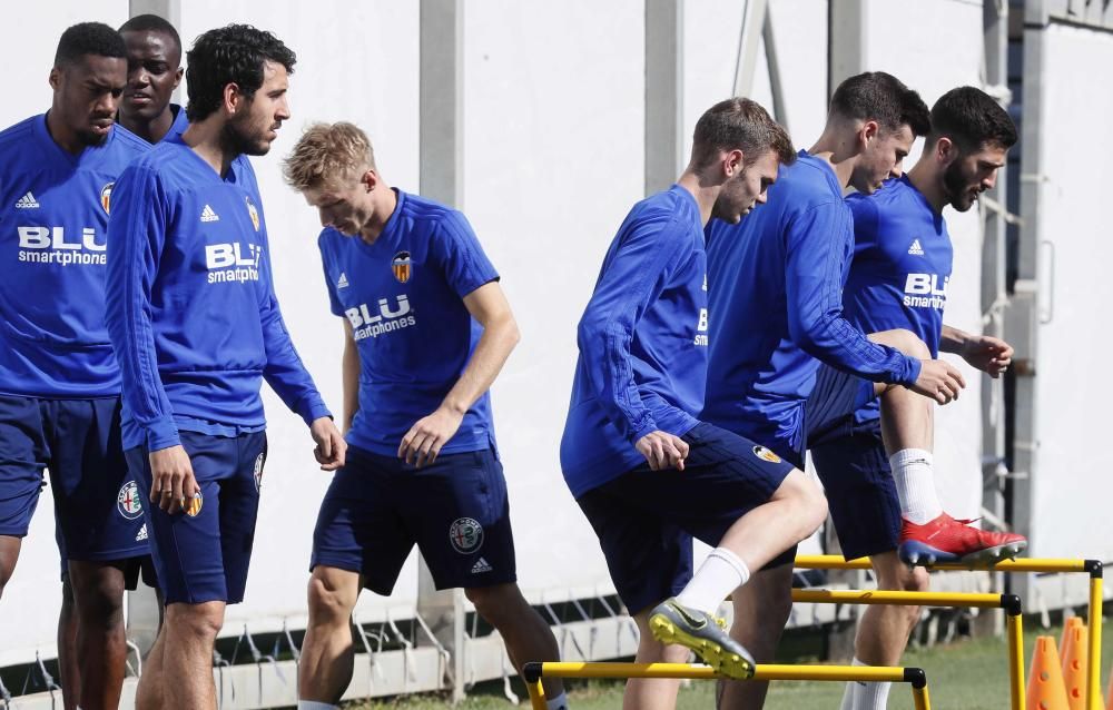 Último entrenamiento antes de viajar a Krasnodar