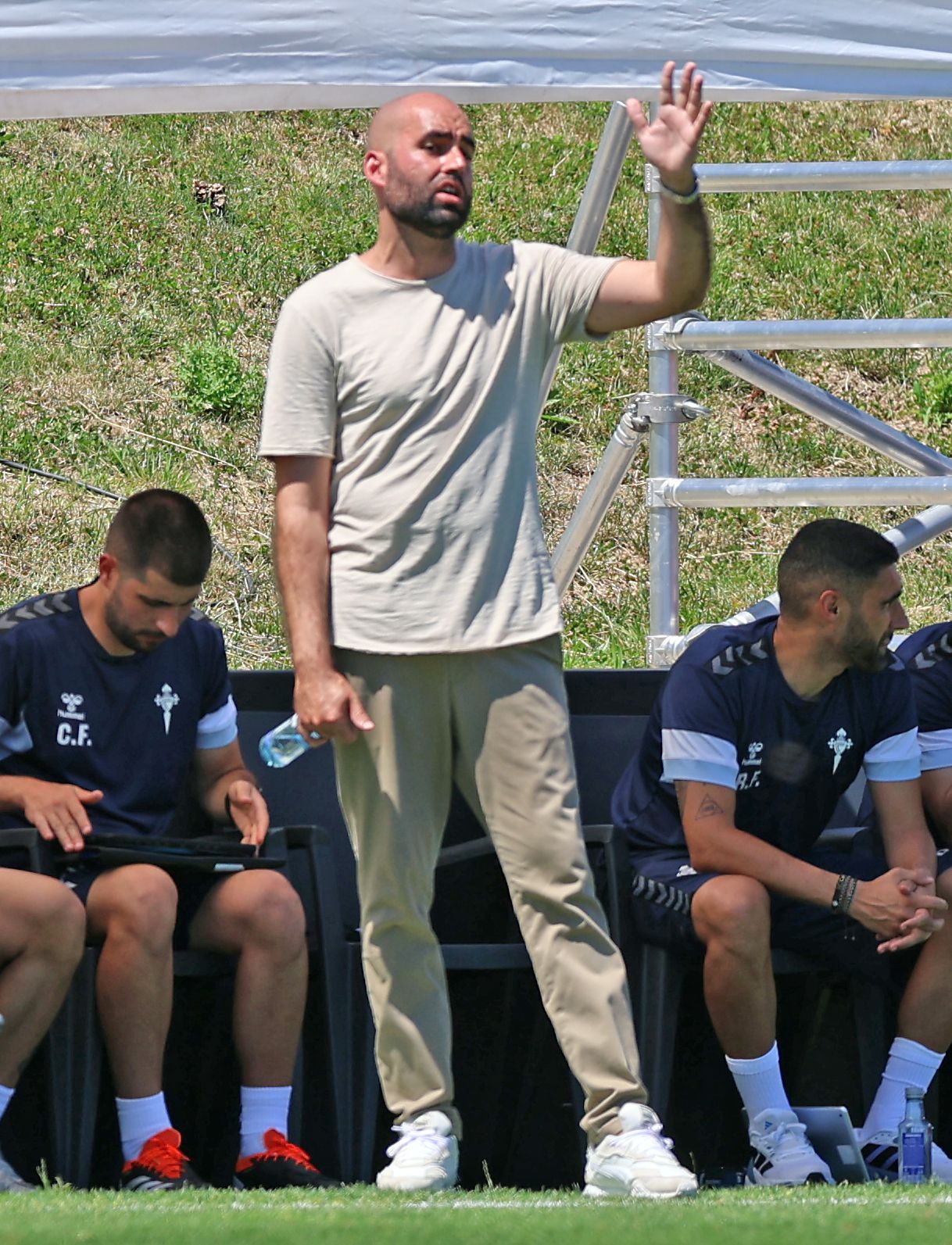 Las imágenes del amistoso Celta 2 - 1 Sporting de Gijón, en Afouteza