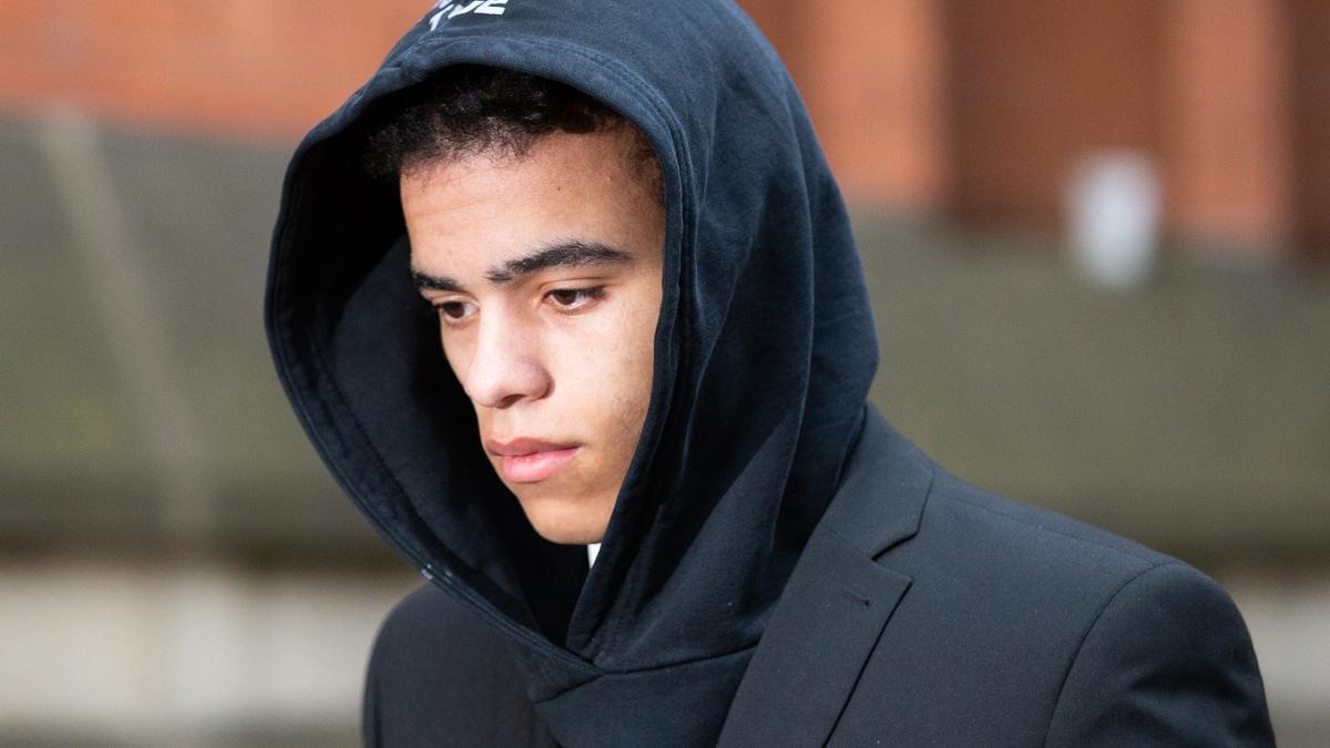 Manchester United footballer Mason Greenwood arrives for court appearance