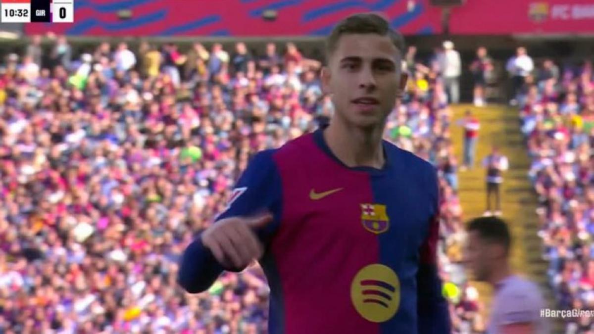 Fermín, después del penalti no señalado al Barça