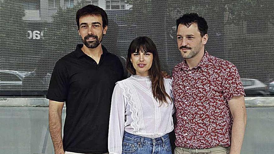 NÃºÃ±ez, Payeras y JimÃ©nez, ayer en la presentaciÃ³n del filme en Palma.