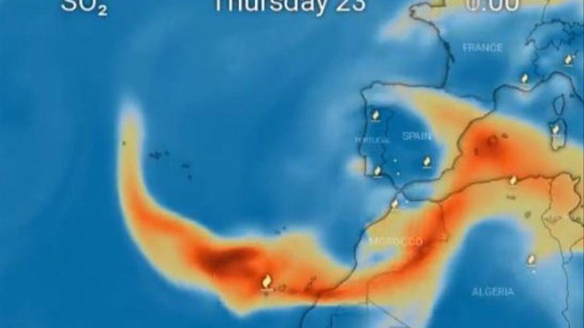 Mallorca podria tenir pluja àcida a causa de l’erupció del volcà de La Palma Mallorca podria tenir pluja àcida a causa de l’erupció del volcà de La Palma
