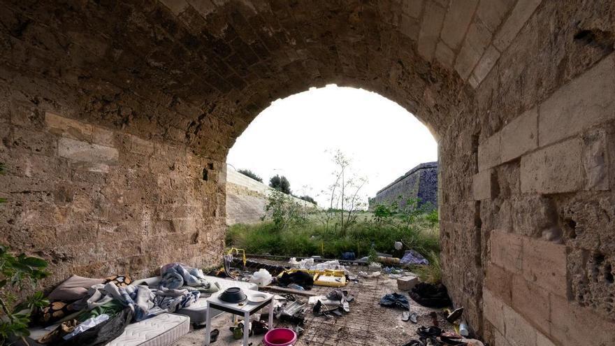 Murallas de Palma: Las fotos de la degradación del Baluard del Príncep antes de que se retomen las obras