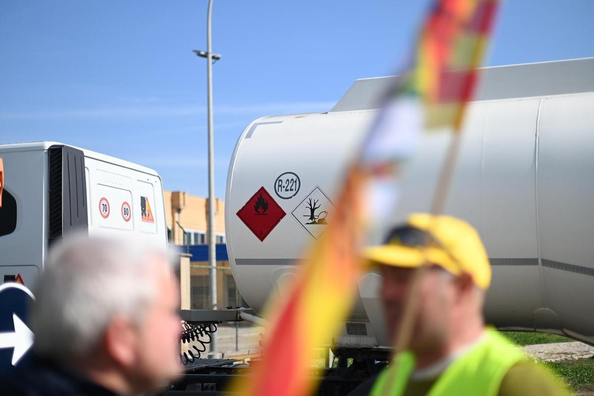 En imágenes I Protesta de los agricultores en Zaragoza
