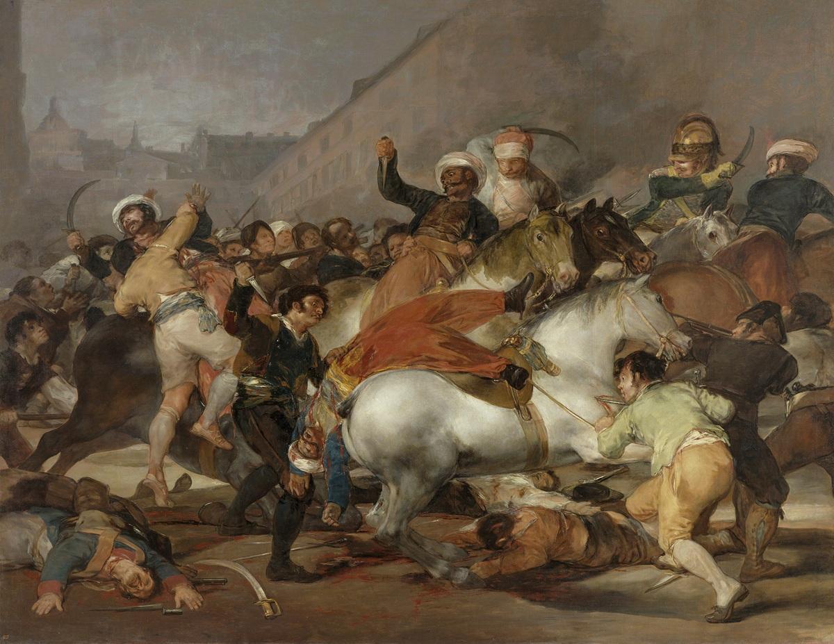 «A carga dos mamelucos», de Francisco de Goya.