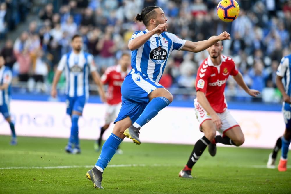 El Dépor no pasa del empate ante el Nàstic