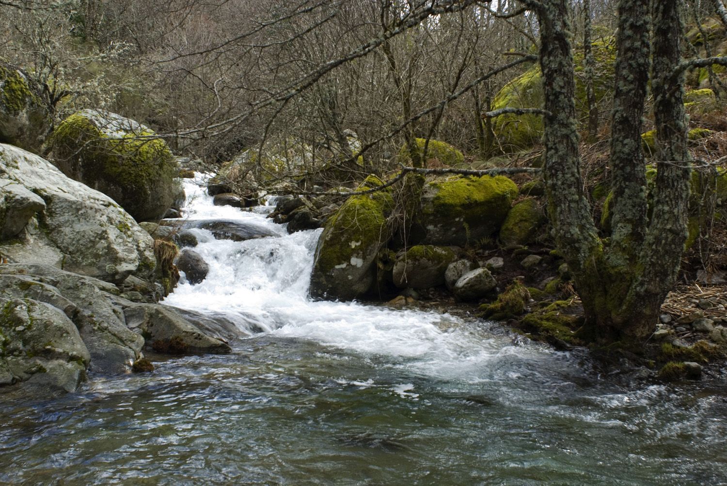 El chorro de Hervás en el Valle de Ambroz.