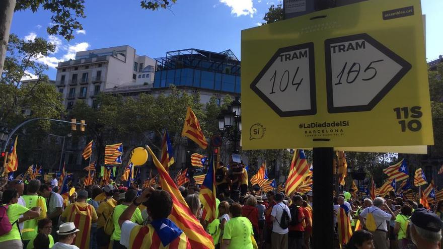 Consulta les afectacions del trànsit per la Diada 2018