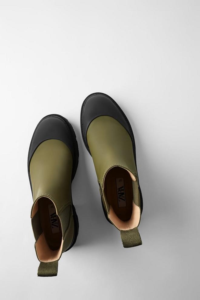 Botines impermeables de la nueva colección de Zara