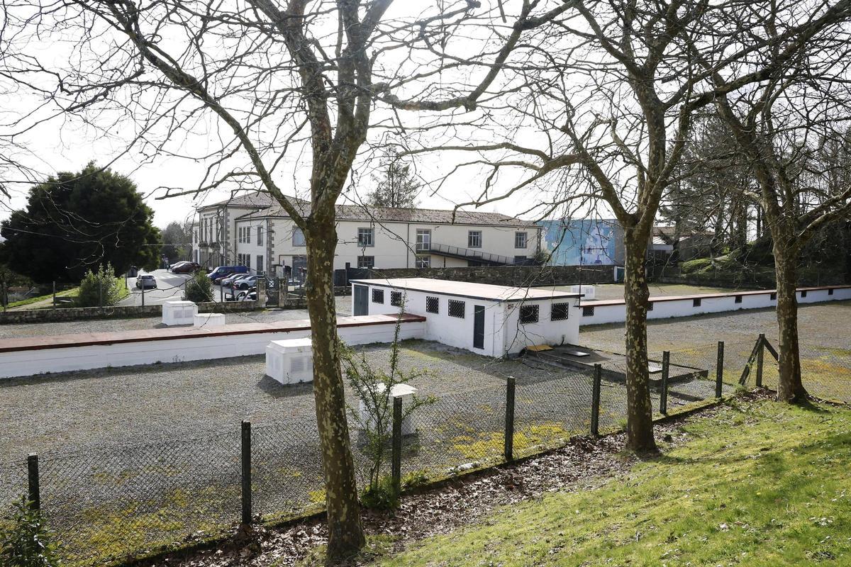 Deposito municipal de agua en la Almáciga en Santiago de Compostela