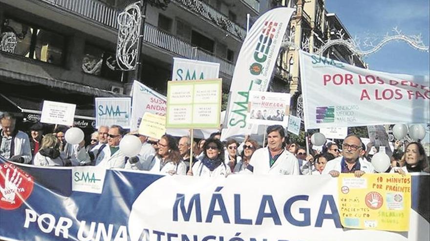 Las protestas de los médicos andaluces continuarán hasta después de navidad