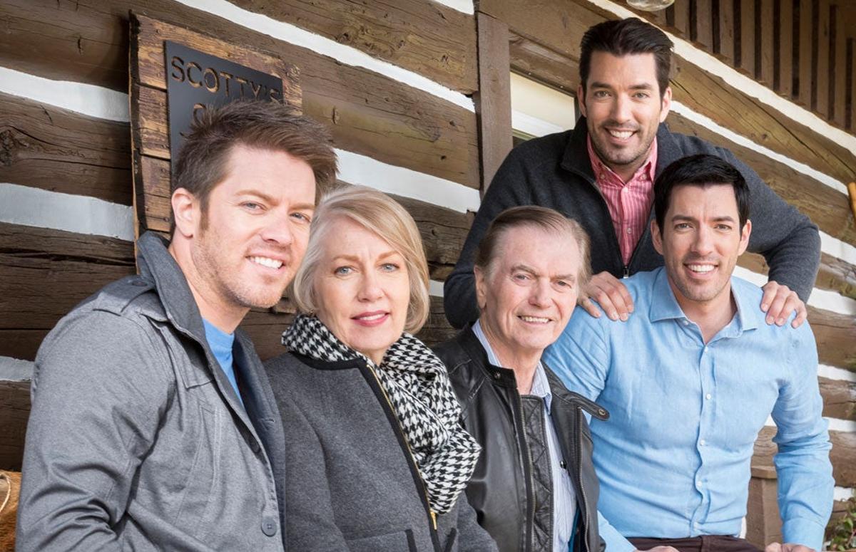 La familia Scott reunida para el nuevo 'reality'.