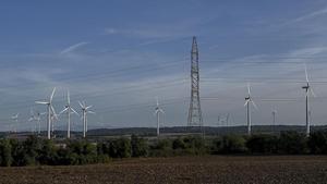 Turbinas de energía eólica en Veciana, Lleida