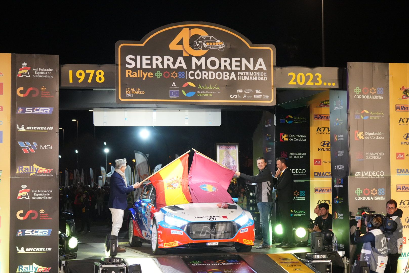 Salida oficial del Rallye Sierra Morena