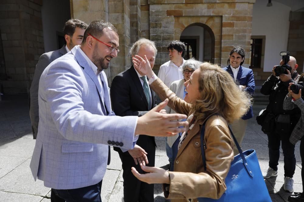 La Ministra de Economía Nadia Calviño visita Gijón